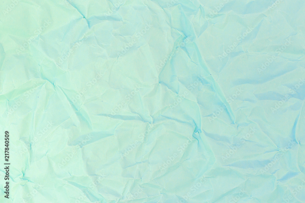 crumpled paper turquoise pastel color, texture, background crumpled paper turquoise pastel color, texture, background