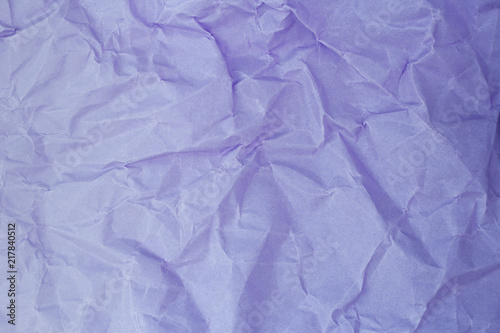 crumpled paper purple pastel color, texture, background photo
