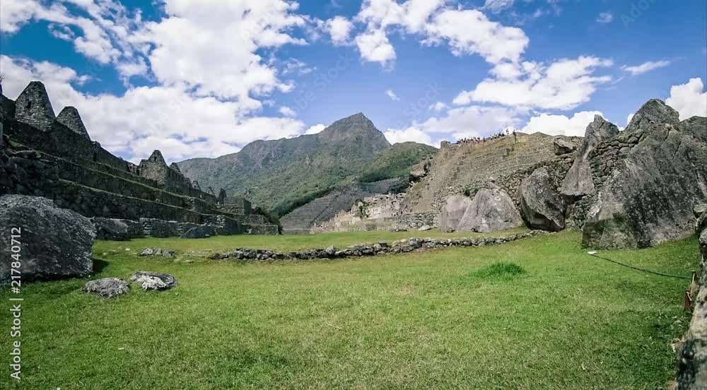Timelapse of the Lost Incan City of Machu Picchu near Cusco, Peru. Timelapse of the Lost Incan City of Machu Picchu near Cusco, Peru.