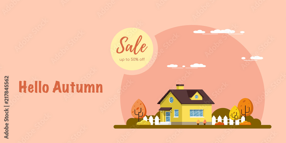 autumn sale banner