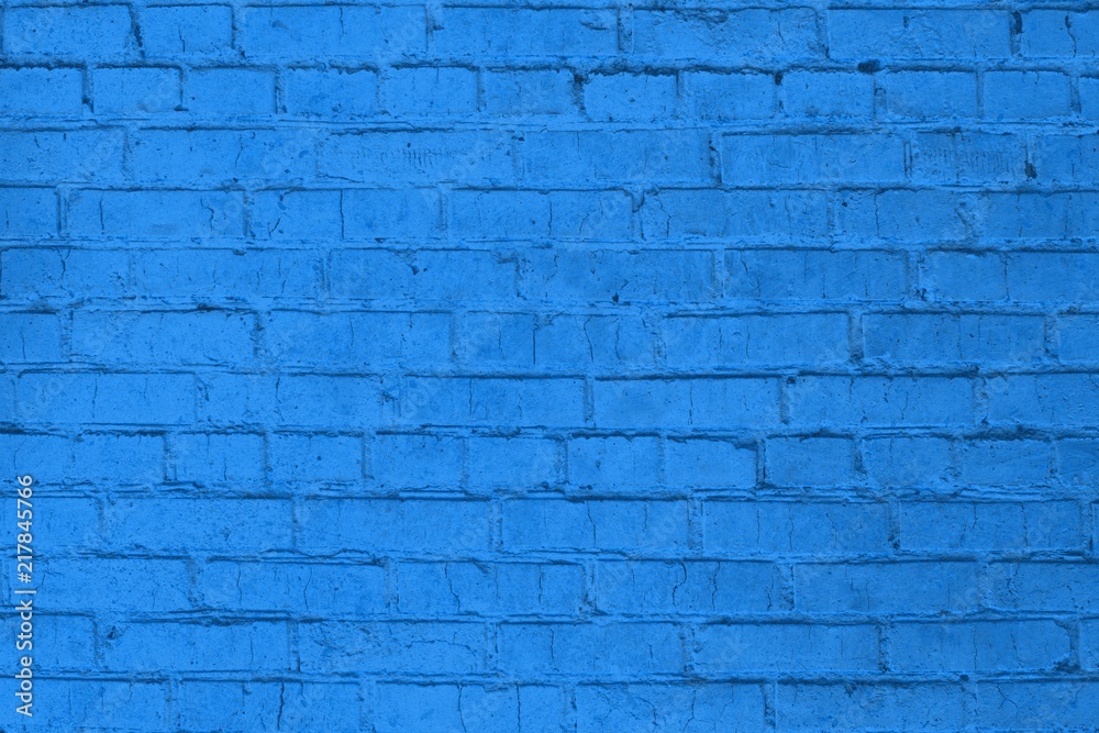 blue blank design pattern of painted brick wall that can be used as texture or background blue blank design pattern of painted brick wall that can be used as texture or background