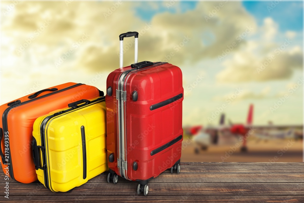 Large suitcases on background,travel concept Large suitcases on background,travel concept