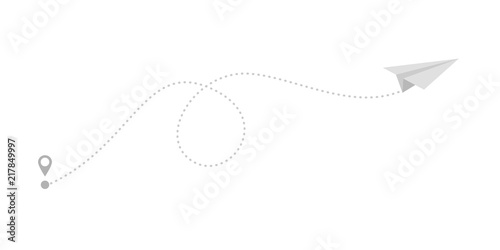 plane and path
