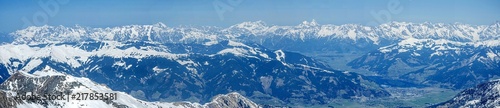 Winter Alps panorama