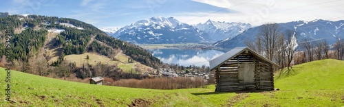 Panorama of Alps with Zell am See