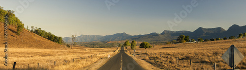 View of the dry countryside in Tarome, The Scenic Rim, Queensland. photo