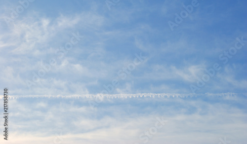Blue sky with white clouds © bcarmonar