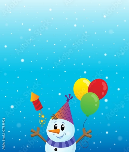 Party snowman theme image 3