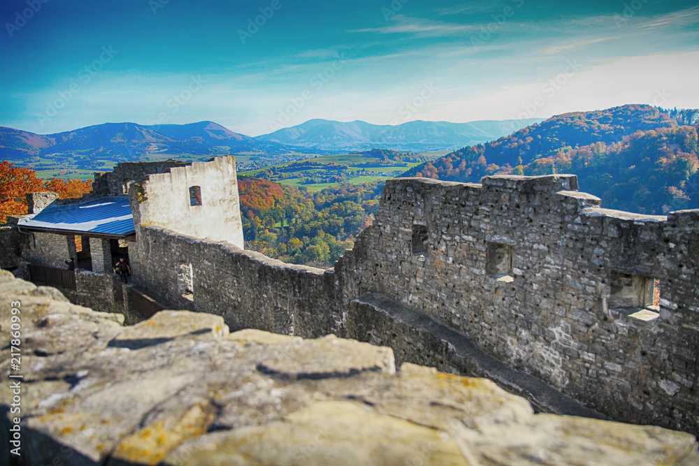 old Hukvaldy castle (czech republic)