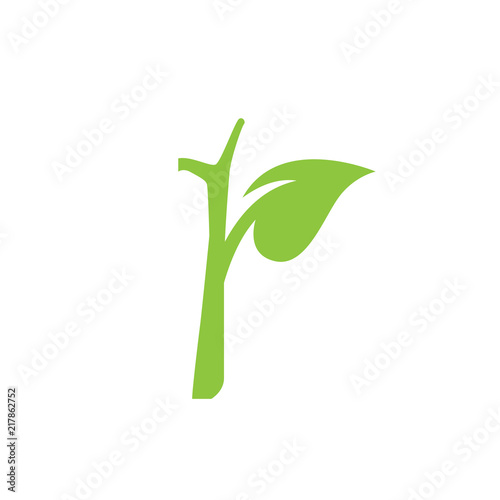 leaf logo green