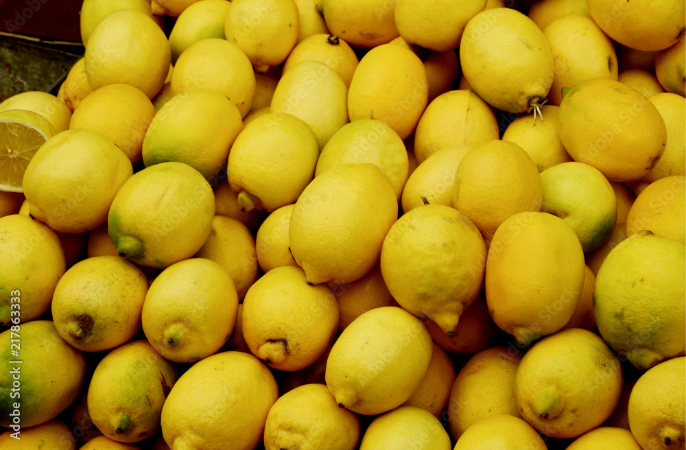 A lot of lemons in the market.