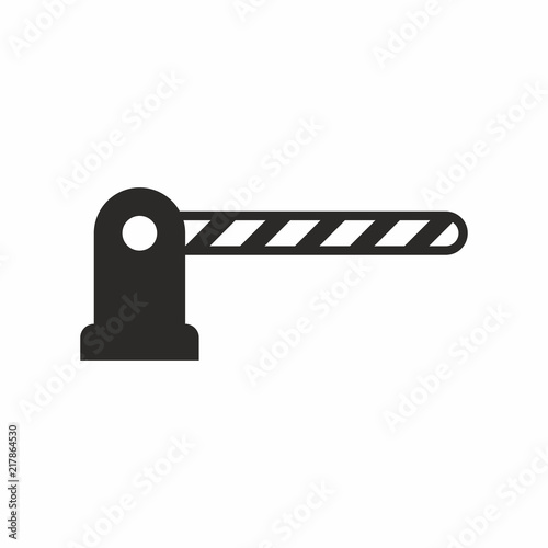 Barrier vector icon