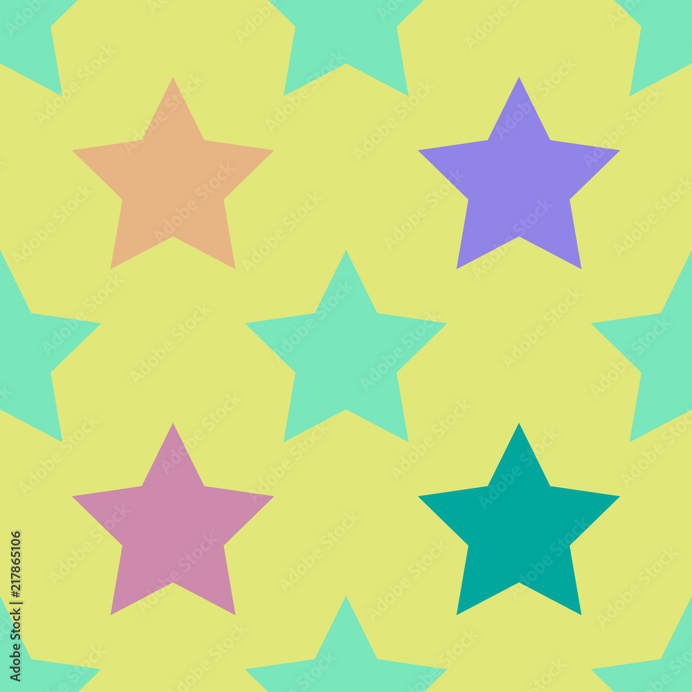 Seamless Pattern with stars Vector Illustration Seamless Pattern with stars Vector Illustration