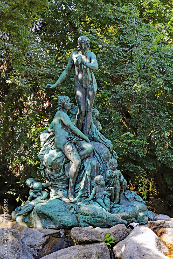 Nymphenbrunnen Karlsruhe