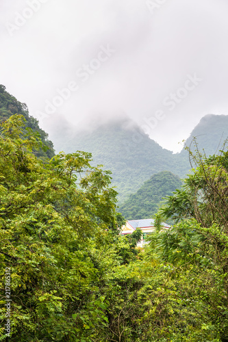 Mountains in mist