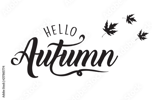 AUTUMN TYPOGRAPHY LETTERING