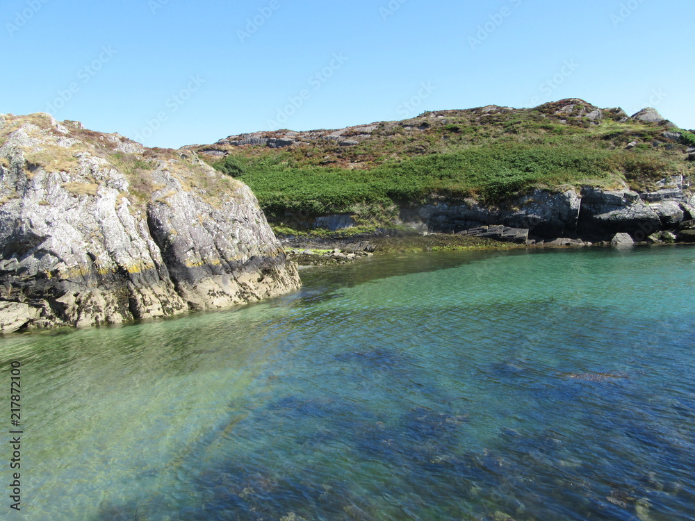 Clean pure sea water in West Cork