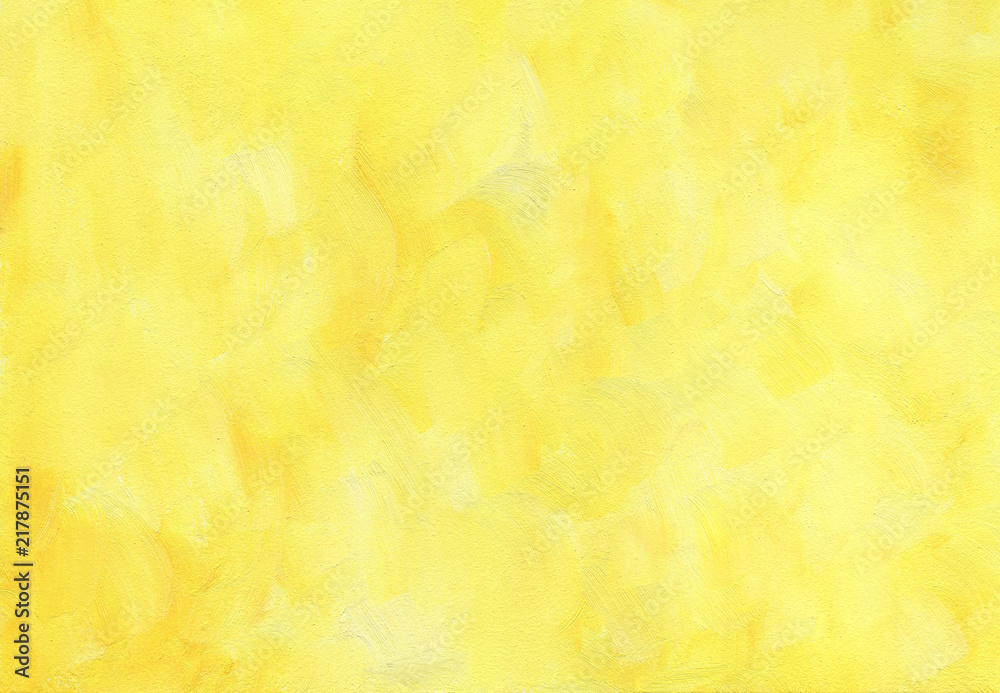 Big overlapping brushstrokes of oil painting texture for background. Spring evening sky palette in deep yellow and pale orange colors. Big overlapping brushstrokes of oil painting texture for background. Spring evening sky palette in deep yellow and pale orange colors.
