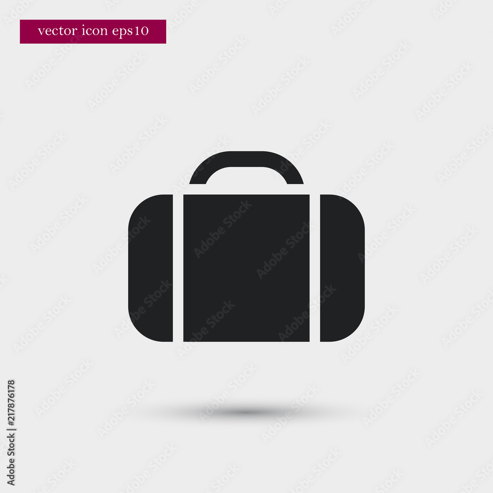 Luggage icon. Simple travel element illustration. Holiday symbol design from summer collection. Can be used in web and mobile. Luggage icon. Simple travel element illustration. Holiday symbol design from summer collection. Can be used in web and mobile.