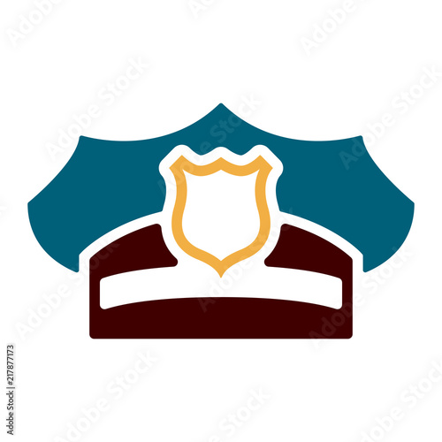 Polizei Icon - Polizeimütze