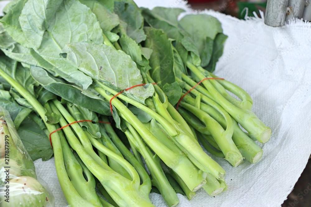 Fototapeta premium Kale in the market