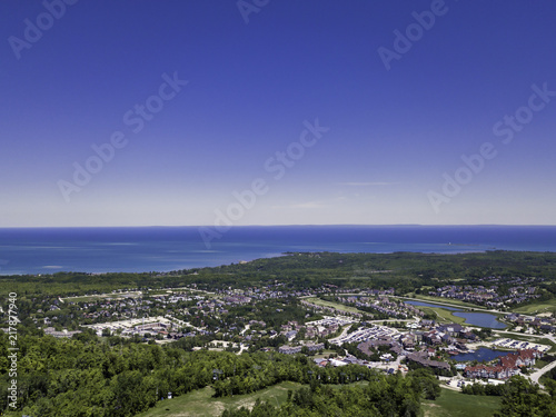Aerial View Of The Blue Mountains, Ontario canada © Liran