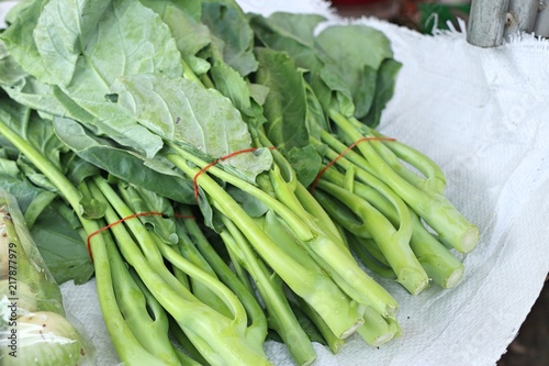 Kale in the market