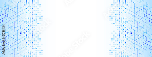 Vector illustration. Digital technology and engineering background.