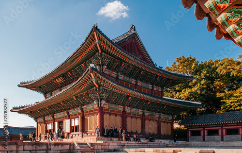 Injeongjeon hall of Changdeokgung Palace  Seoul  South Korea