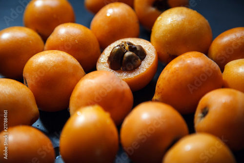 Fényképezés Fruits and seeds Mespilus.Close up