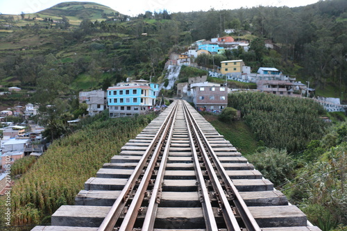 Nariz del Diablo Alausi Ecuador photo