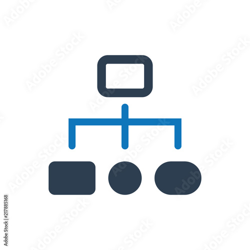 Hierarchical structure icon