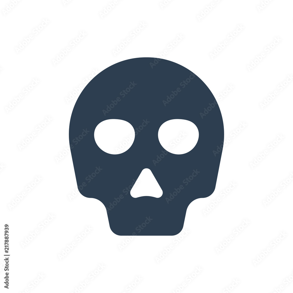 Human skull icon Human skull icon