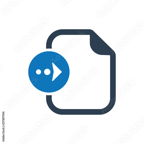 Document export icon