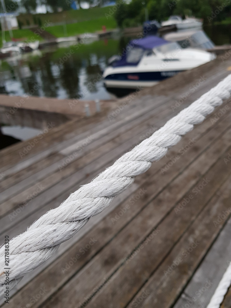 Fototapeta premium white rope