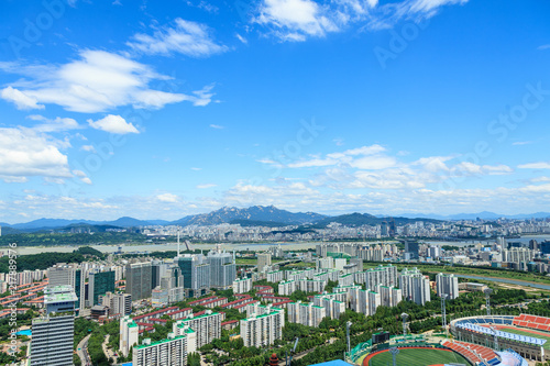 Photography sky of Mokdong, Seoul