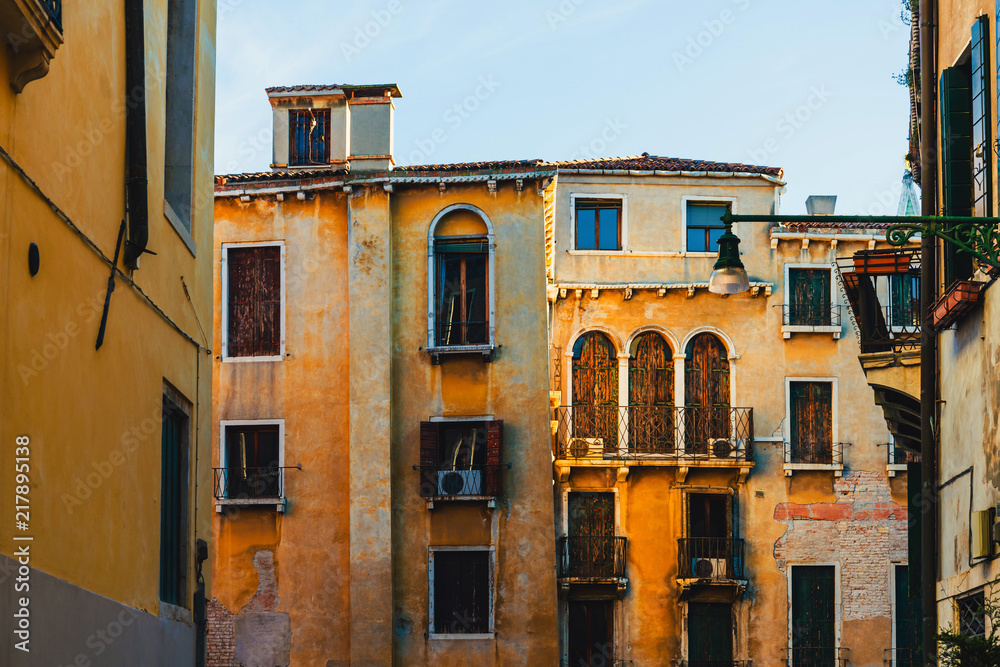 Old Town buildings in Venice, ITALY