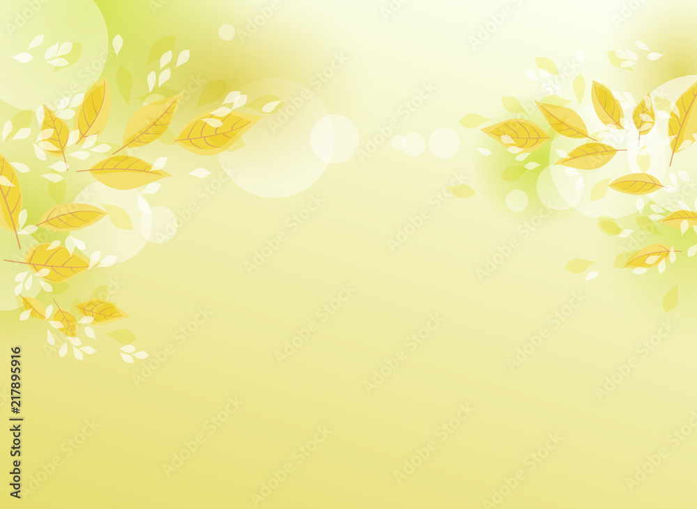 Vector illustration of an autumn leaves, autumn nature background Vector illustration of an autumn leaves, autumn nature background