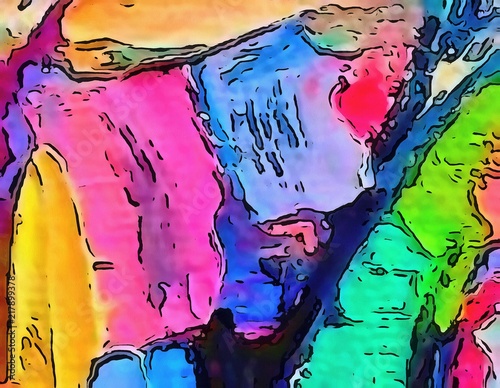 Φωτογραφία Visual modern pop art
