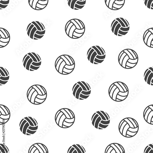 seamless pattern with volleyball