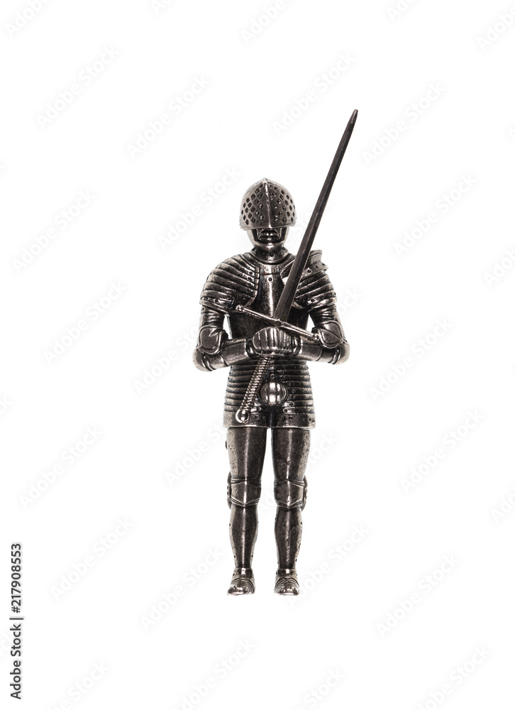 ancient medieval knight on a white background ancient medieval knight on a white background