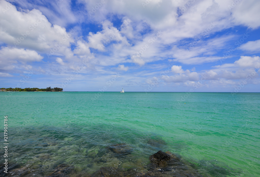 Seascape of Mauritius Island