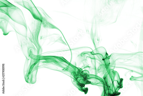 Smoke Abstract in Aqua