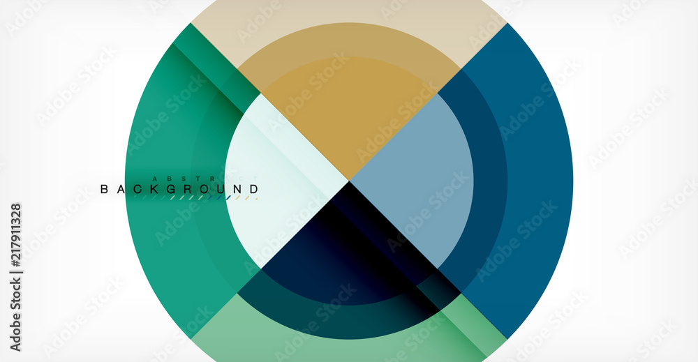 Vector circle abstract background