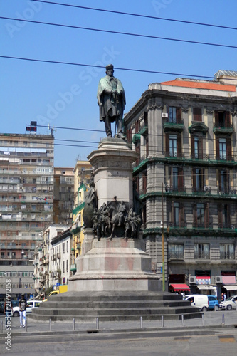 Bilde på lerret Napoli piazza Garibaldi