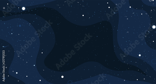Vector flat space design background with small elements