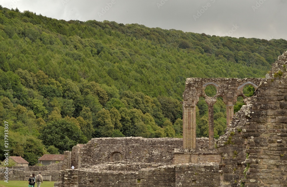 Ruine de l'Abbaye de Tintern au Pays de Galles