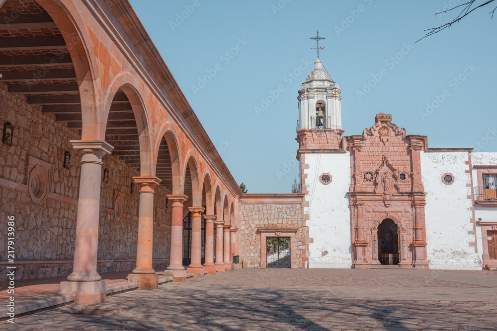 Beautiful colonial church at Cerro de la Bufa in Zacatecas, Mexico