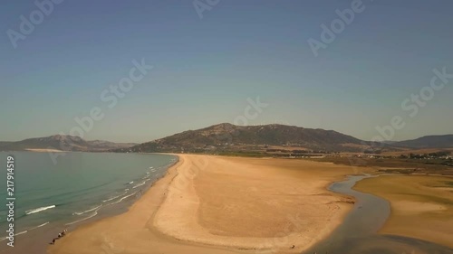 4K Aerial View Of Gibraltar Coast