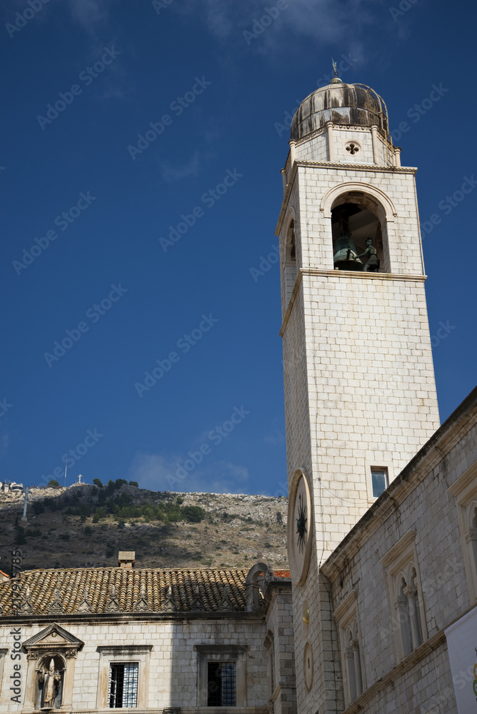 Städtische Glockenturm von Dubrovnik, Kroatien